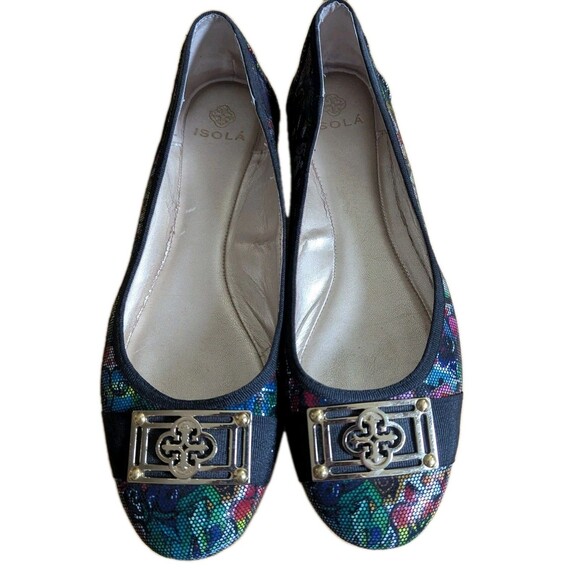 Isola Shoes - Isola Flats Colorful Graffiti Print Women’s Dress Slip On Shoes Size 10